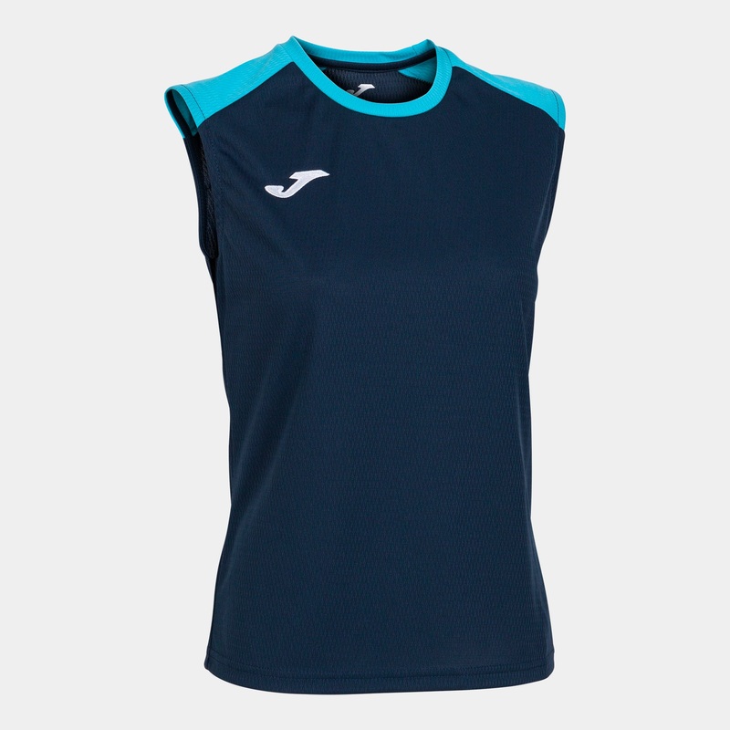 JOMA ECO CHAMPIONSHIP SLEEVELESS JERSEYT DARK NAVY TURQUOISE
