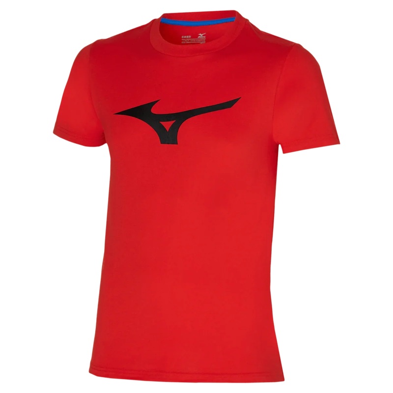 Mizuno Mens RB Logo T-Shirt|Red|S|M|L|XL
