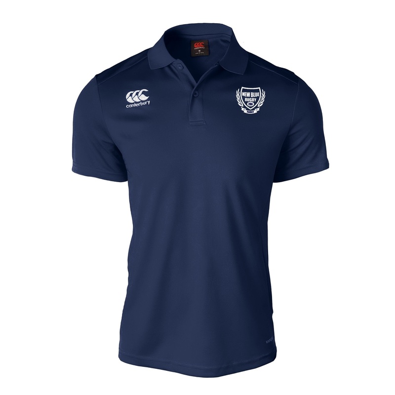 New Blue CCC Dry Polo|Navy|X-Small|Small|Medium|Large|X-Large|2X-Large|3X-Large|4X-Large