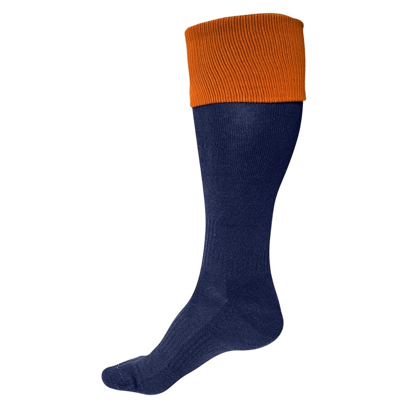 USCGA Performance Rugby Socks|Navy/Orange|Medium|Large|X-Large