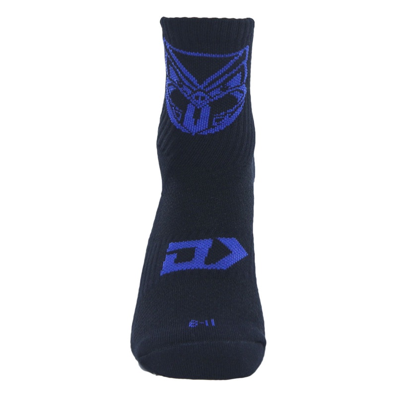 2025 Warriors Black Crew Socks