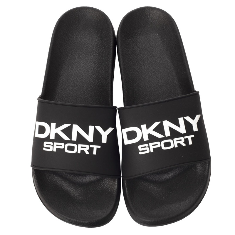 Dkny Sport Classic Sliders Mens (Black)