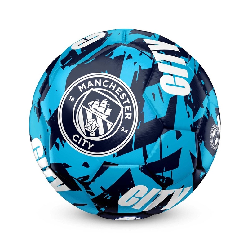 Man City Graffiti Football|Blue/White|5
