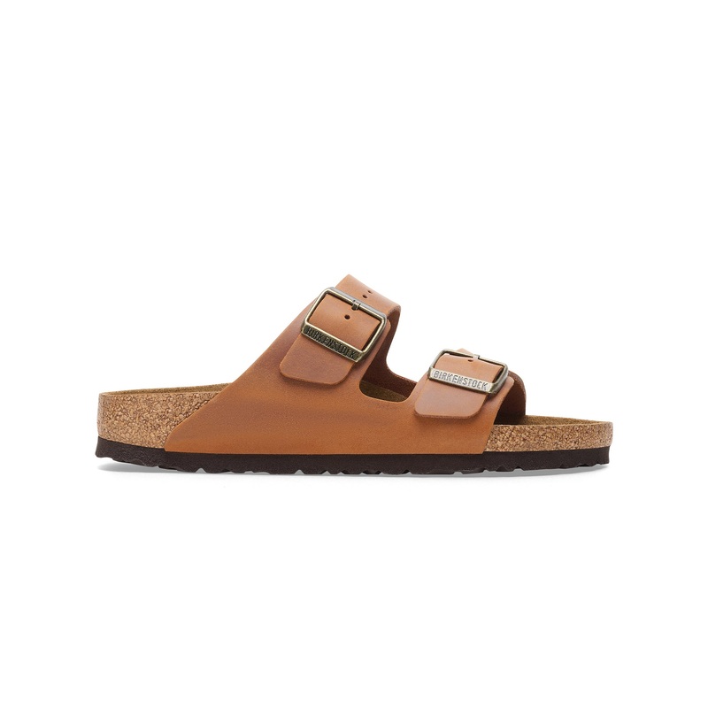 Arizona Oiled Leather Sandals|Cognac|UK4.5|UK5|UK5.5|UK7|UK7.5|UK8|UK9|UK9.5|UK10.5