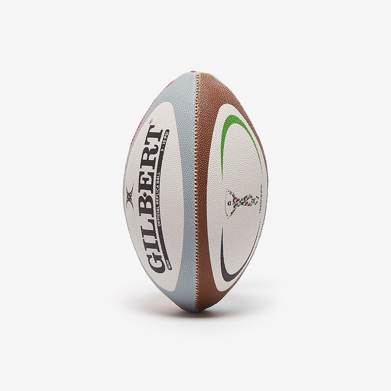 Gilbert Harlequins Mini Replica Rugby Ball