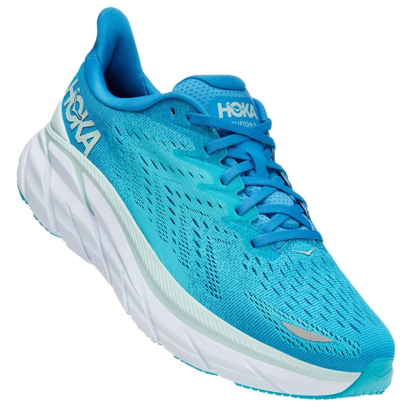 Hoka Clifton 8 Men’s Running Shoes (Ibiza Blue)