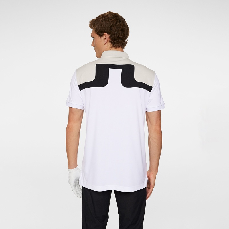 Jeff Golf Polo Shirt|White|Medium|Large|X-Large|2X-Large