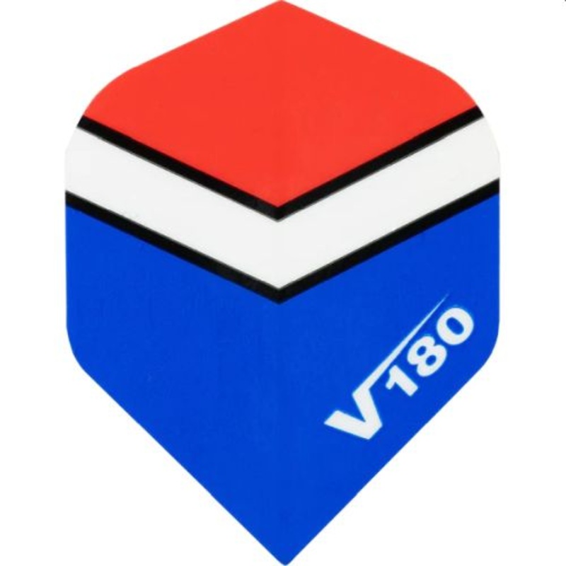 V180 SOLID 100 MICRON FLIGHTS|BLU/RD/WHT|STND