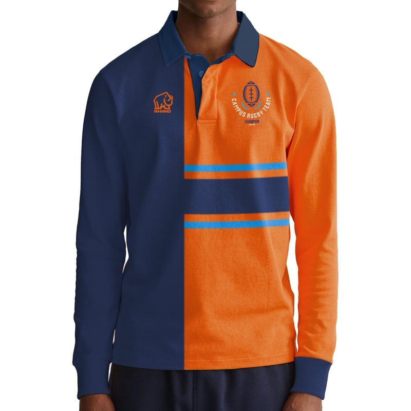 Youth Custom Classic Cotton Rugby Jersey