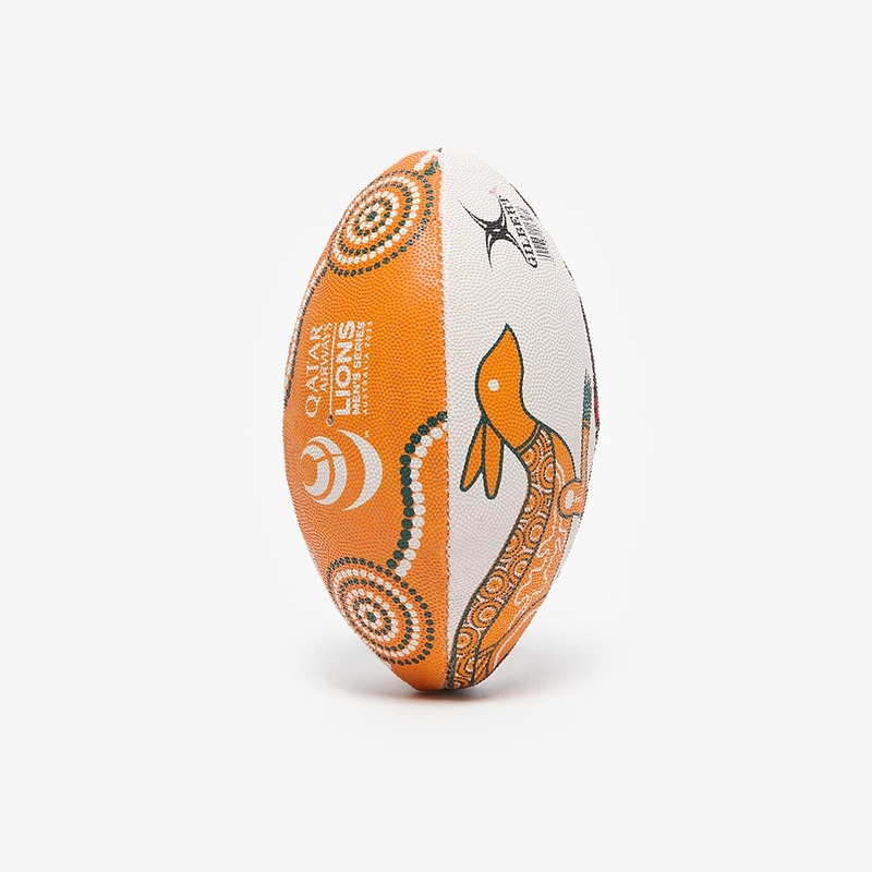 Gilbert British and Irish Lions Series Mini Supporter Rugby Ball