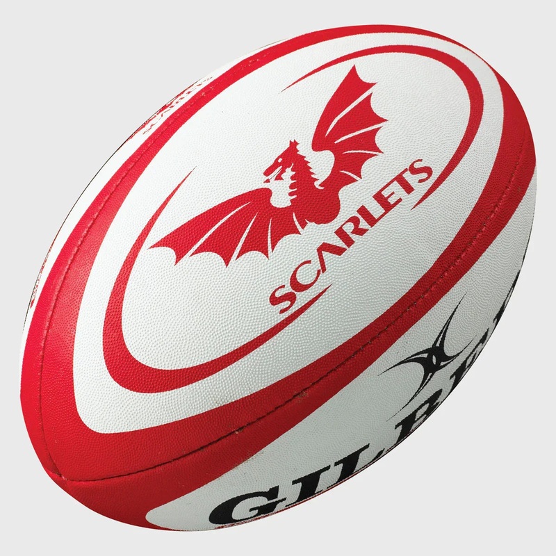 Gilbert Scarlets Replica Rugby Ball