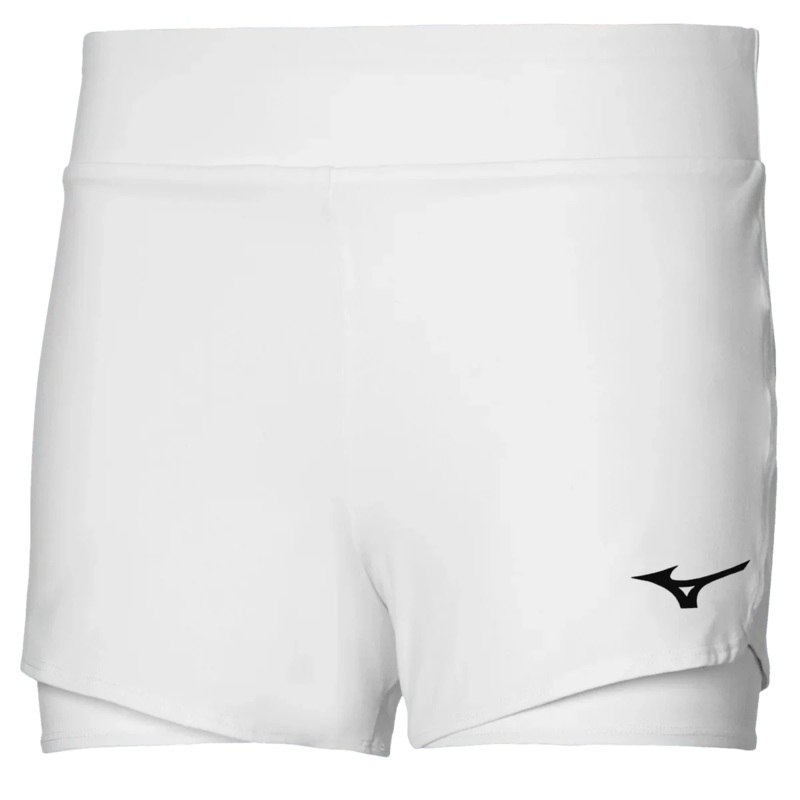 Mizuno Womens Flex Shorts|White|XS|S|M|L|XL