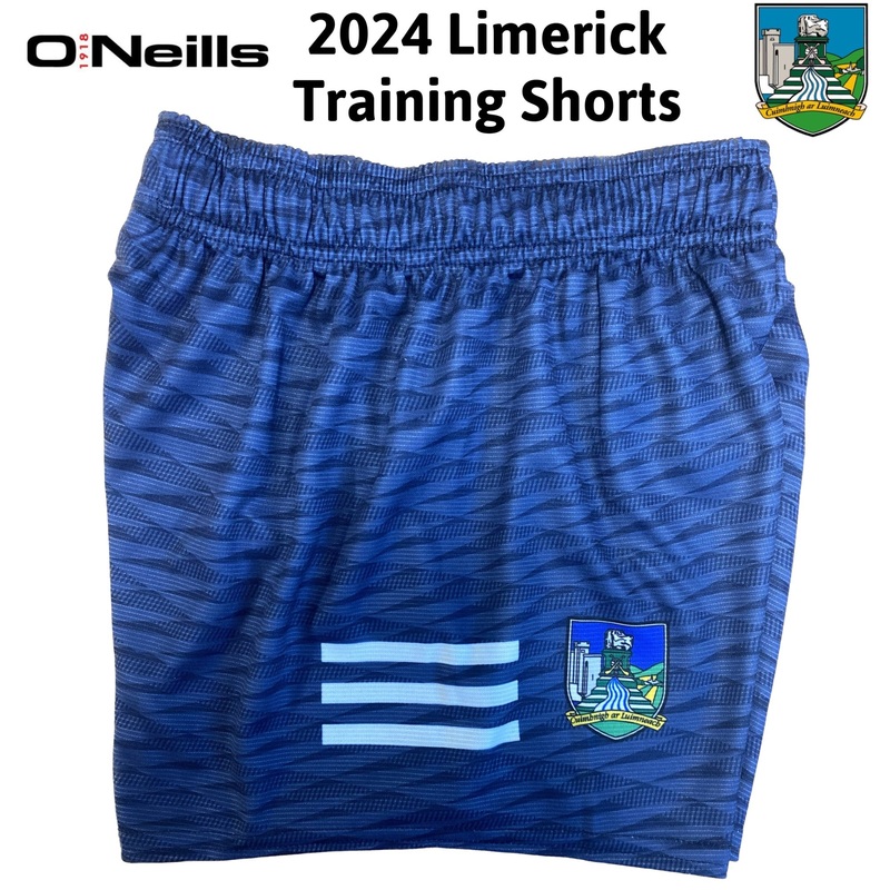 O’Neills Limerick Mourne Training Shorts 2024 Men’s (Navy White)
