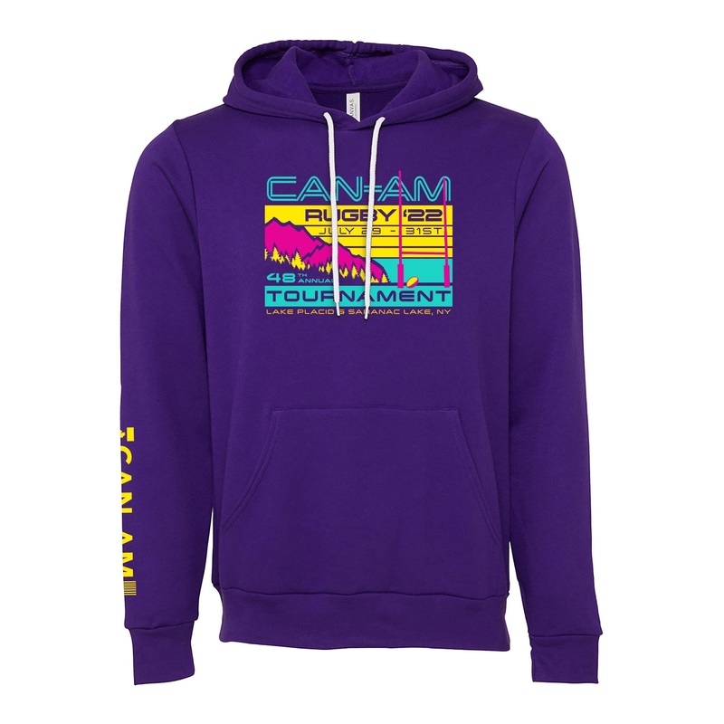 Can-Am 2022 Tournament Hoodie|Team Purple|Heather Slate|Black Heather|X-Small|Small|Medium|Large|X-Large|2X-Large|3X-Large