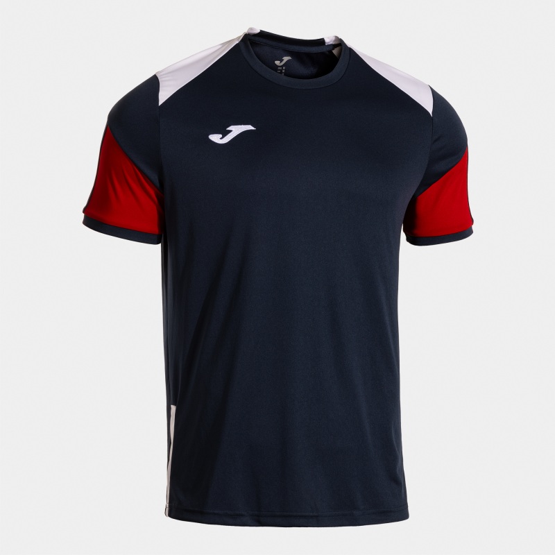 JOMA DANUBIO IV T-SHIRT DARK NAVY WHITE RED