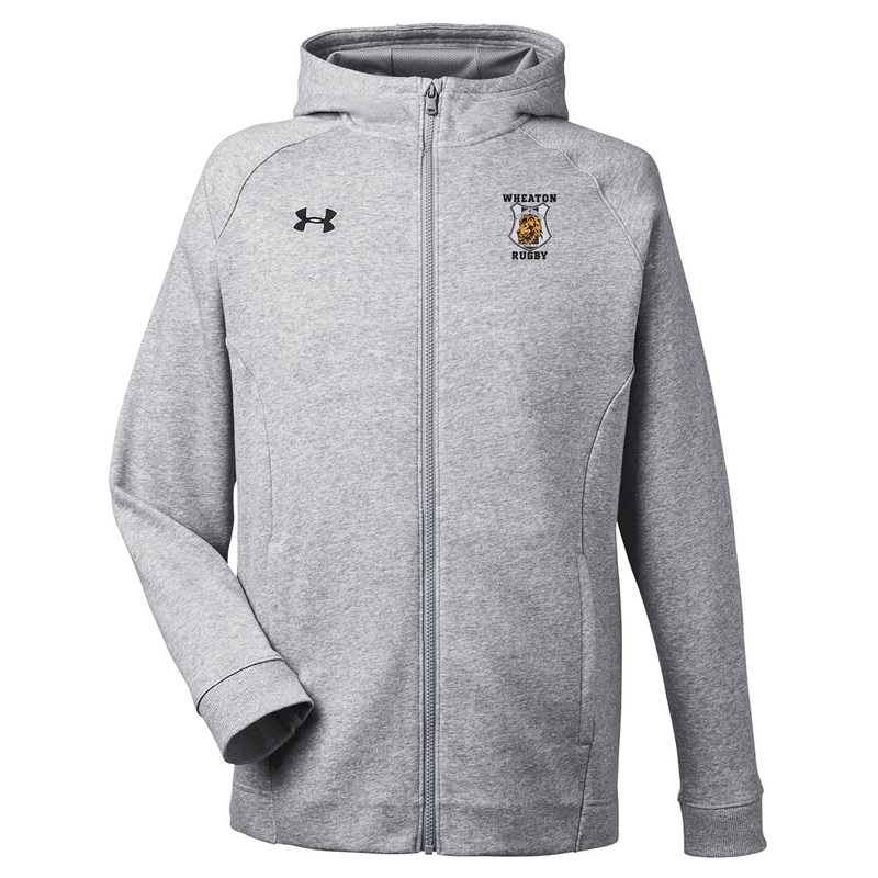 Wheaton Hustle Zip Hoodie|Black|True Gray Heather|Small|Medium|Large|X-Large|2X-Large|3X-Large|4X-Large