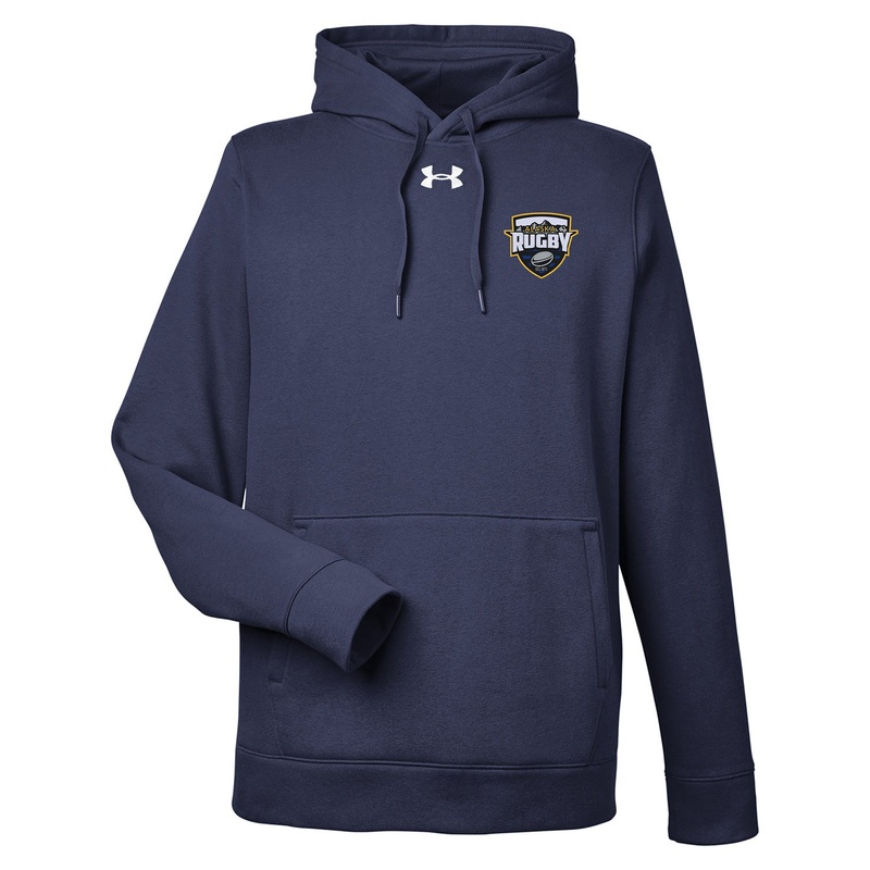 Alaska Rugby UA Hustle Hoodie|Midnight Navy|Carbon Heather|Black|Small|Medium|Large|X-Large|2X-Large|3X-Large|4X-Large