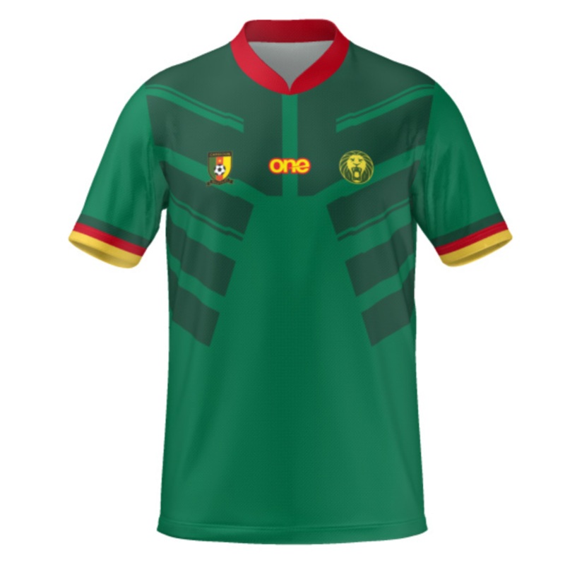 Official Cameroon FECAFOOT Green Pro Jersey