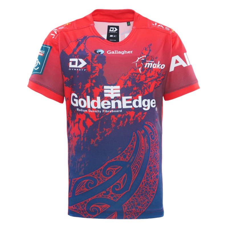 2025 Tasman Mako Junior Replica Home Jersey – Red