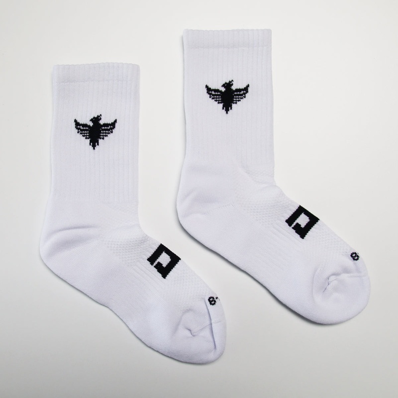 25/26 Wellington Phoenix Adults Crew Sock – White