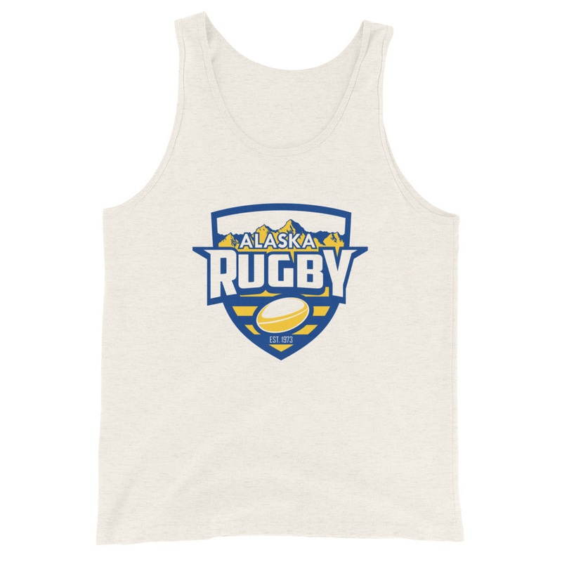 Alaska Rugby Social Tank Top|Oatmeal Triblend|Charcoal-Black Triblend|True Royal|Navy|XS|S|M|L|XL|2XL