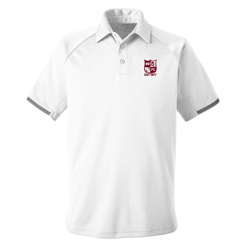 Bates RFC Rival Polo|White|Black|Small|Medium|Large|X-Large|2X-Large|3X-Large|4X-Large