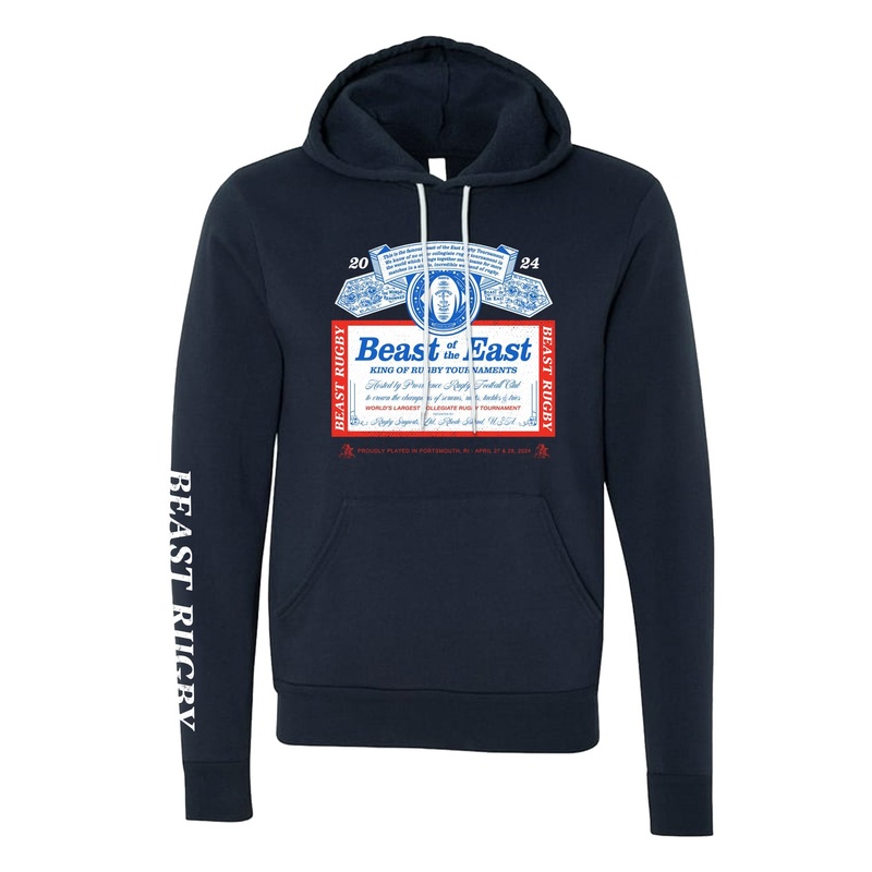BOE ’24 King of Rugby Hoodie|Navy|X-Small|Small|Medium|Large|X-Large|2X-Large|3X-Large