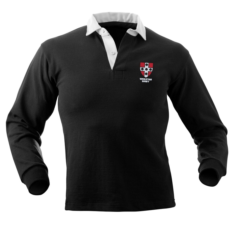 Wesleyan Rugby Solid Traditional Rugby Jersey