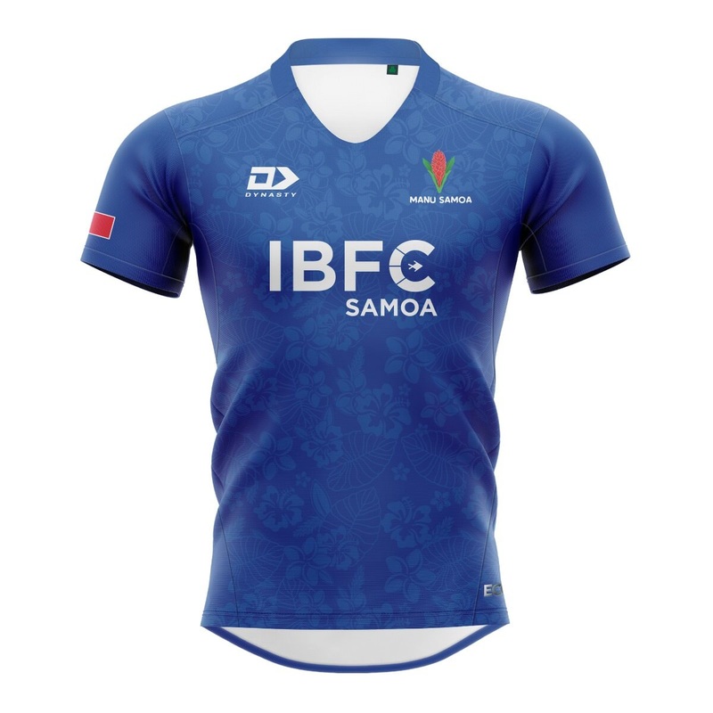 2025 Manu Samoa Mens Replica Home Jersey – Blue