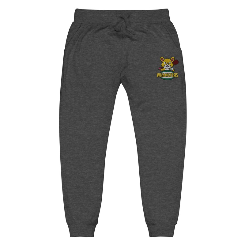 Whamsters Fleece Sweatpants|Charcoal Heather|Carbon Grey|XS|S|M|L|XL|2XL