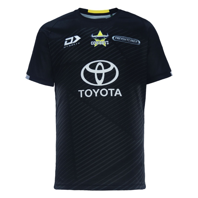 2024 North Queensland Cowboys Mens Black Training Tee
