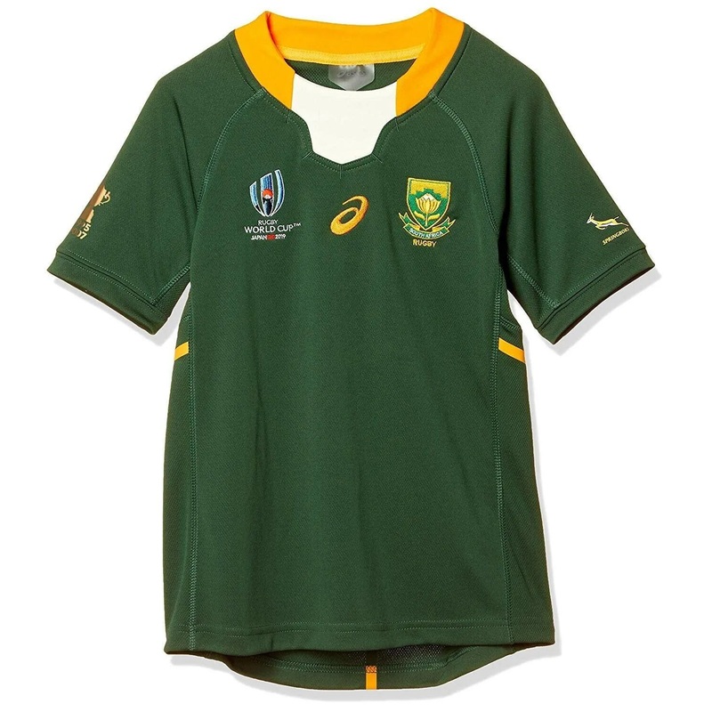 ASICS South Africa Springboks Rugby World Cup 2019 Kids Home Rugby Shirt