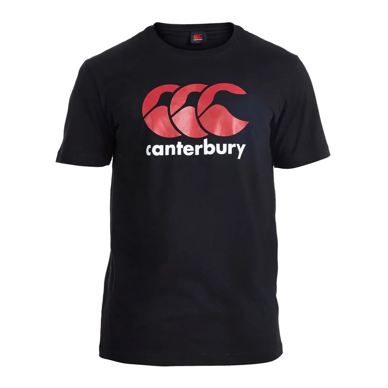 Canterbury Mens Logo T-Shirt|Black|S|M|L|XL|2XL|3XL|4XL