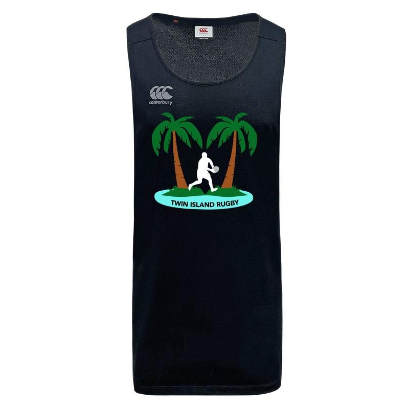 Twin Island Rugby Tempo Vapodri Singlet by Canterbury