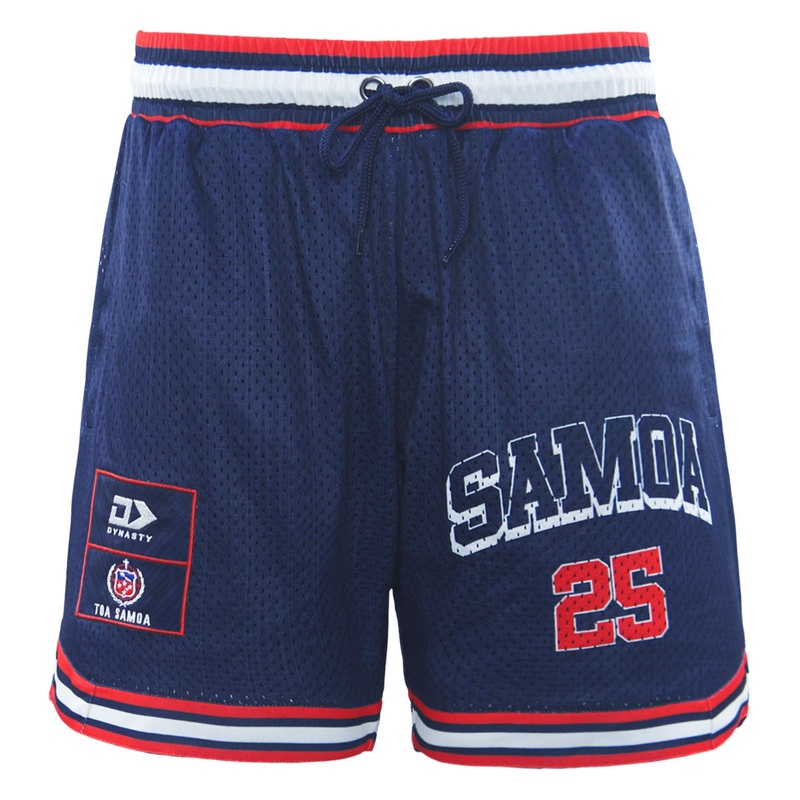 2025 Toa Samoa Mens Basketball Shorts – Navy