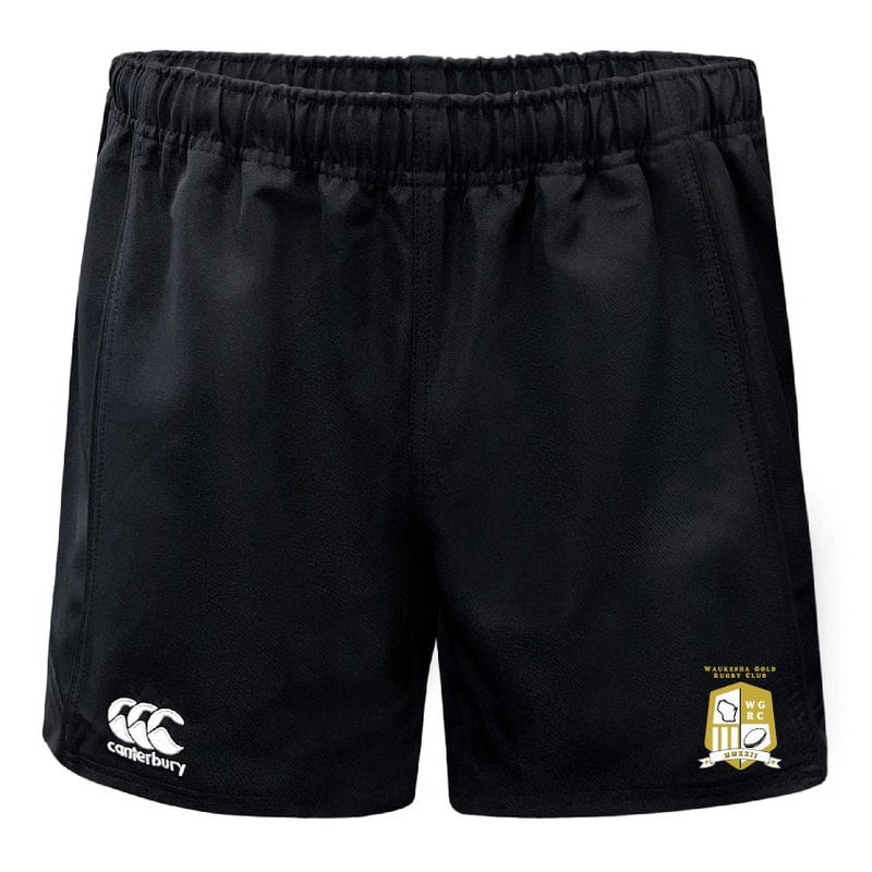 Waukesha Gold Rugby Advantage Rugby Shorts by Canterbury