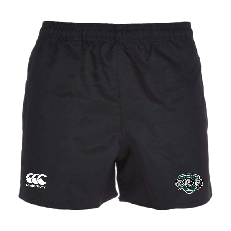 Woodlands Youth Wolfpack Advantage Rugby Shorts by Canterbury