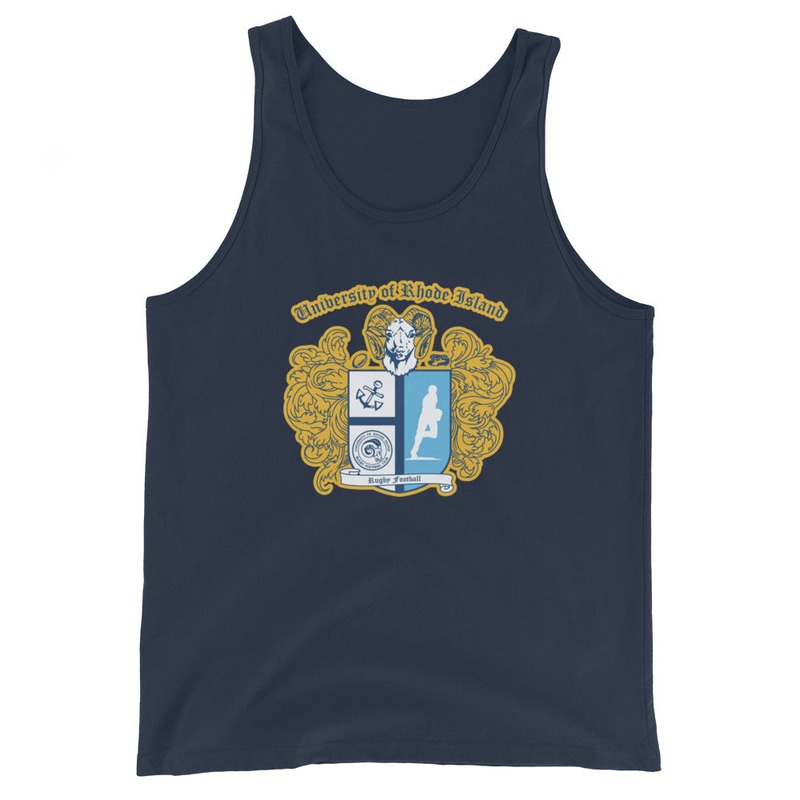 URI Rugby Tank Top|Navy|Athletic Heather|XS|S|M|L|XL|2XL