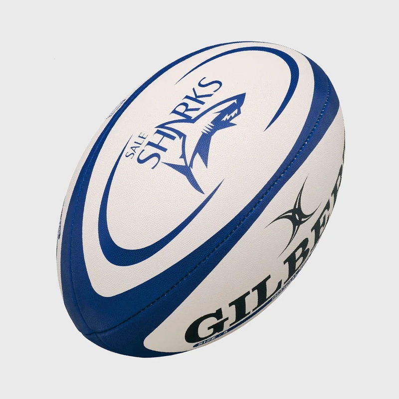 Gilbert Sale Sharks Replica Midi Rugby Ball