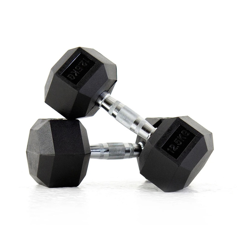 12.5kg Hexagon Dumbbells (Pair)