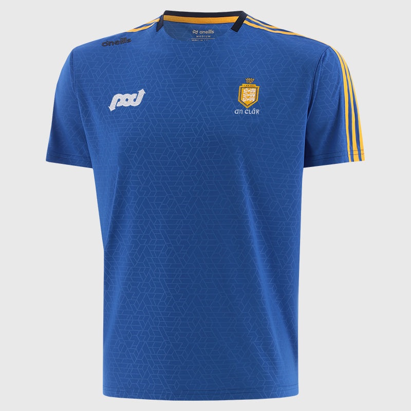 O’Neills Clare GAA Hydra 060 T-Shirt Men’s (Royal Amber)