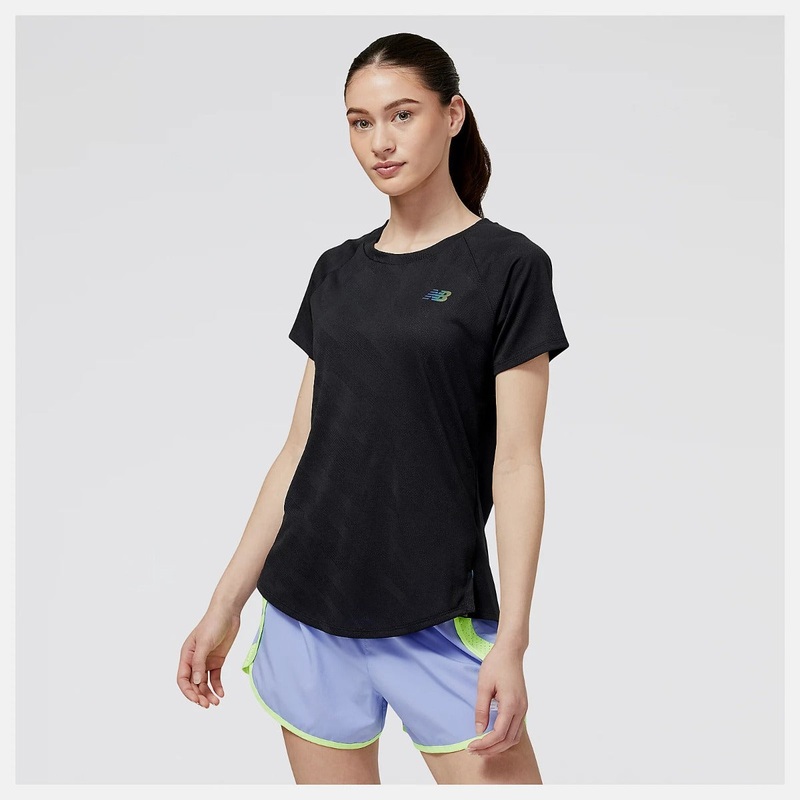 New Balance Q Speed Jacquard T-Shirt Women’s (Black)