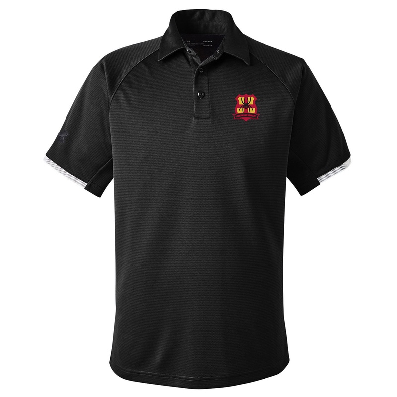 Black Widows RFC Rival Polo|Black|Small|Medium|Large|X-Large|2X-Large|3X-Large|4X-Large