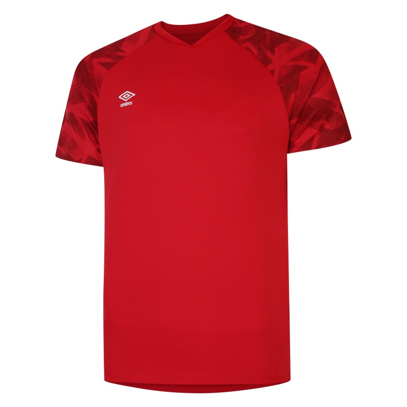 UMRBO ATLAS JERSEY VERMILLION JESTER RED SHORT SLEEVE
