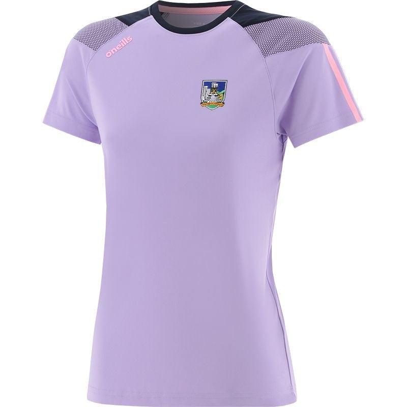 O’Neills Limerick GAA Rockway 060 T-Shirt Women’s (Lavender Marine)
