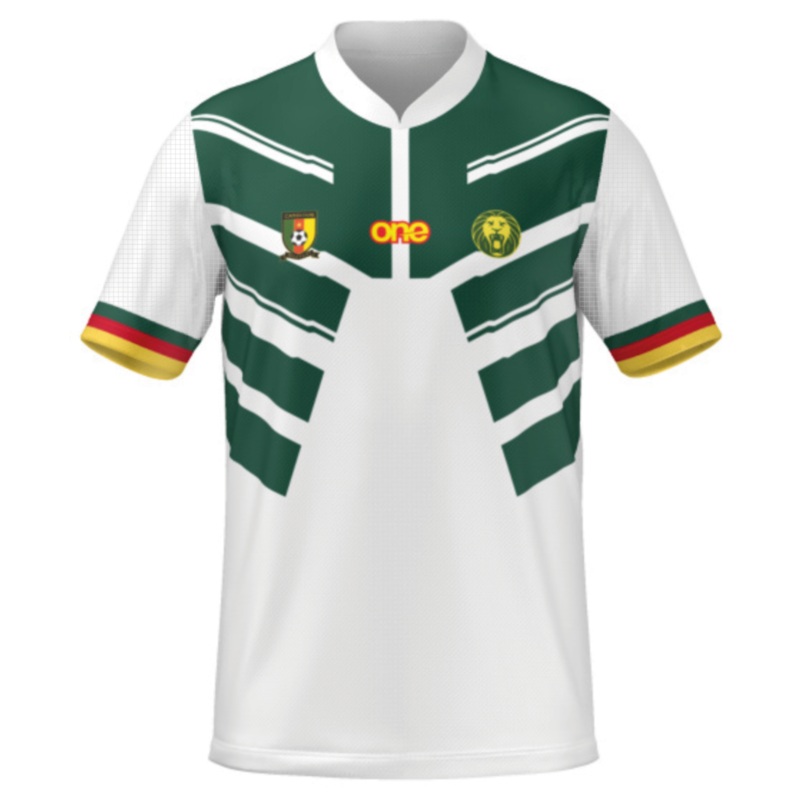 Official Cameroon FECAFOOT White Pro Jersey