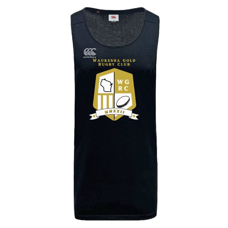 Waukesha Gold Rugby Tempo Vapodri Singlet by Canterbury