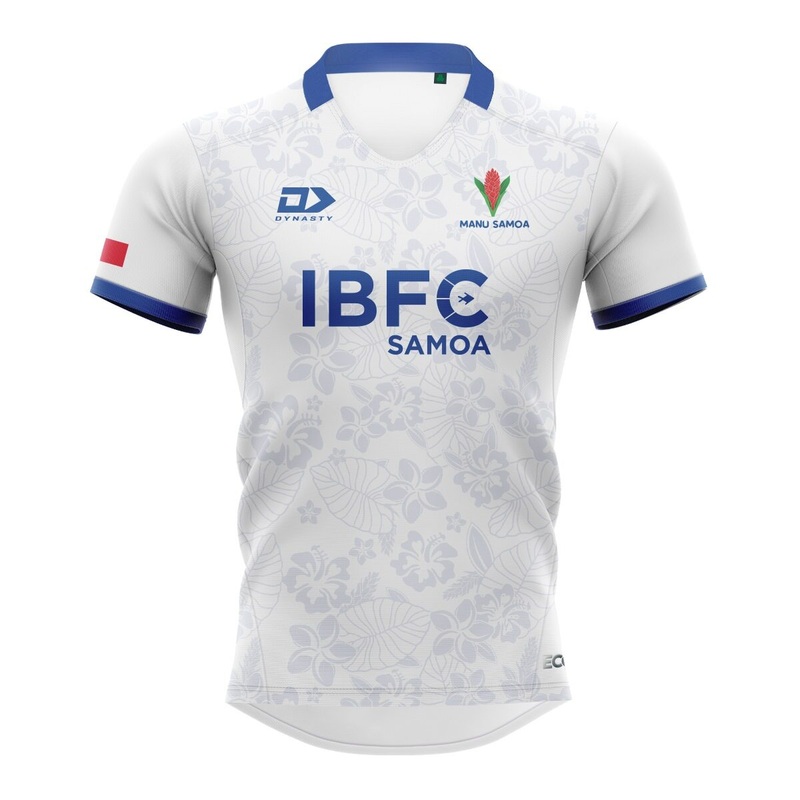 2025 Manu Samoa Mens Replica Away Jersey – White