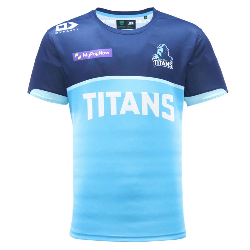 2023 Gold Coast Titans Mens Warm Up Tee