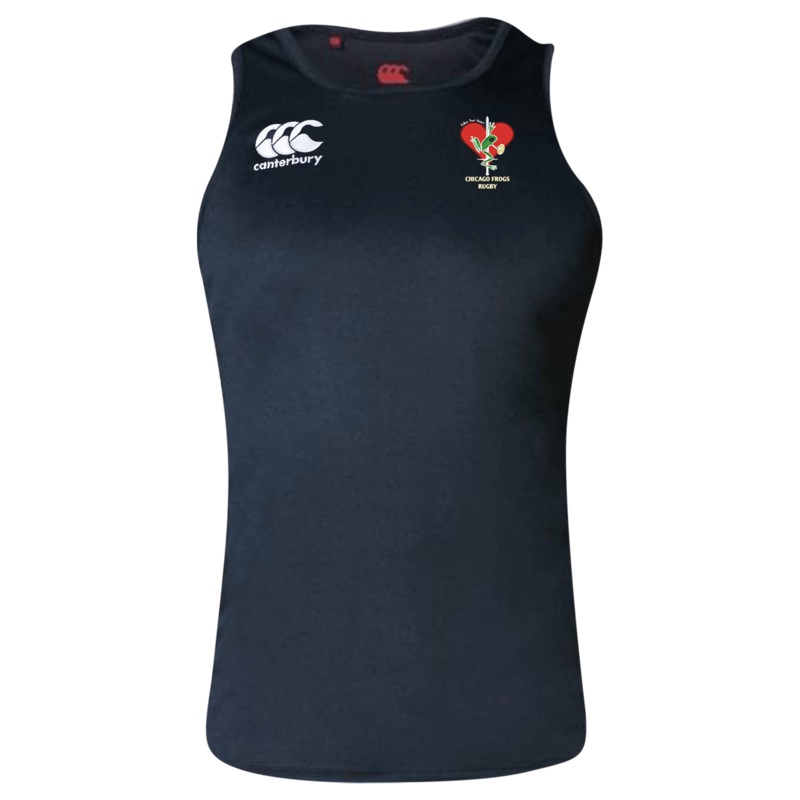 Frogs Canterbury Black Core Vapodri Rugby Singlet